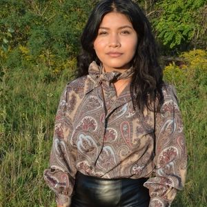 Pretty in Paisley Vintage Blouse